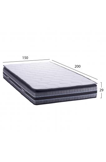 ΣΤΡΩΜΑ DREAMTOPIA FRANKLIN HM657.150 BONNELL SPRING ΜΕ ΑΝΩΣΤΡΩΜΑ 150x200x29Y εκ.