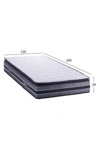 ΣΤΡΩΜΑ DREAMTOPIA FRANKLIN HM657.120 BONNELL SPRING ΜΕ ΑΝΩΣΤΡΩΜΑ 120x200x29Y εκ.