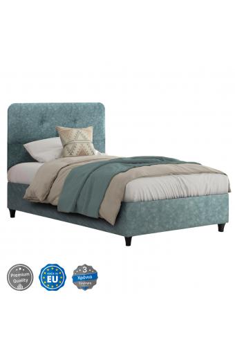 ΚΡΕΒΑΤΙ DOLORES LIGHT GREEN HM648.27 ΓΙΑ ΣΤΡΩΜΑ 120x200 εκ.