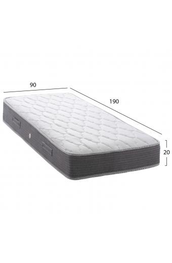 ΣΤΡΩΜΑ DREAMTOPIA ΣΕΙΡΑ LULLABY ALOE VERA HM655.90 BONNELL SPRING 90x190 εκ.