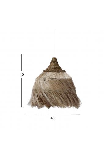 ΦΩΤΙΣΤΙΚΟ ΟΡΟΦΗΣ ΑΠΟ ΙΝΕΣ MENDONG GRASS ΣΕ ΦΥΣΙΚΟ Φ38x34-120Yεκ.HM7776