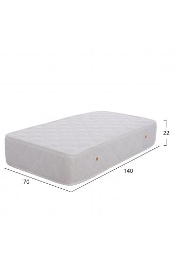 ΣΤΡΩΜΑ BABYCLOUD HM664.01 BONELL SPRING 70X140 ΛΕΥΚΟ
