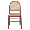 ΚΑΡΕΚΛΑ ΑΠΟ ΟΞΙΑ ΣΕ ΚΑΡΥΔΙ-RATTAN ΜΠΕΖ HM9407.04 43x50x87Υ εκ.
