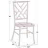 ΚΑΡΕΚΛΑ ΑΠΟ ΞΥΛΟ ΤΟΟΝ WHITE WASH 44.5x48x96Υεκ.HM9410.05