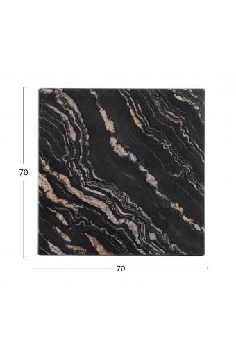 ΕΠΙΦΑΝΕΙΑ ΤΡΑΠΕΖΙΟΥ WERZALIT 70Χ70Χ3.5εκ.BLACK GOLD MARBLE HM5230.15
