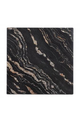 ΕΠΙΦΑΝΕΙΑ ΤΡΑΠΕΖΙΟΥ WERZALIT 70Χ70Χ3.5εκ.BLACK GOLD MARBLE HM5230.15