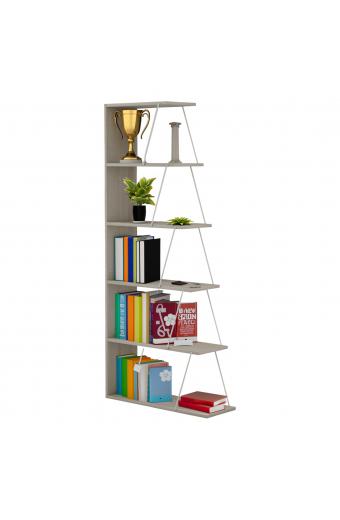 ΒΙΒΛΙΟΘΗΚΗ ΜΕΛΑΜΙΝΗΣ MINI TARS SONOMA ΛΕΥΚΟ HM2241.11 65x22-24x146Υεκ.