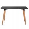 ΤΡΑΠΕΖΙ MINIMAL HM8581.02 ΜΑΥΡΟ MDF-ΠΟΔΙΑ ΟΞΙΑ ΣΕ ΦΥΣΙΚΟ ΧΡΩΜΑ- 120Χ60X74Υεκ.