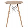ΤΡΑΠΕΖΙ ΣΤΡΟΓΓΥΛΟ MINIMAL HM0060.04 ΦΥΣΙΚΟ ΧΡΩΜΑ MDF-ΠΟΔΙΑ ΟΞΙΑΣ ΣΕ ΦΥΣΙΚΟ ΧΡΩΜΑ Φ60Χ76Υεκ.