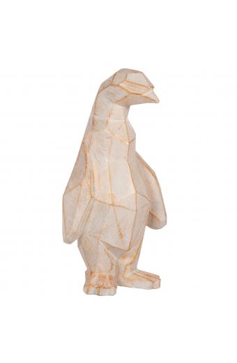 ΔΙΑΚΟΣΜΗΤΙΚΟ ΔΑΠΕΔΟΥ PENGUIN HM7915 GRC ΣΕ ΛΕΥΚΗ ΠΑΤΙΝΑ ΜΕ ΧΡΥΣΕΣ ΛΕΠΤΟΜΕΡΕΙΕΣ 30x20x60Υεκ.