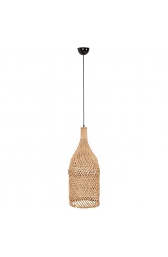 ΦΩΤΙΣΤΙΚΟ ΟΡΟΦΗΣ HM7885 ΚΡΕΜΑΣΤΟ ΑΠΟ RATTAN ΣΕ ΦΥΣΙΚΟ ΧΡΩΜΑ Φ23x148Yεκ.