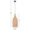 ΦΩΤΙΣΤΙΚΟ ΟΡΟΦΗΣ THEON HM7888 ΚΡΕΜΑΣΤΟ ΑΠΟ RATTAN ΣΕ ΦΥΣΙΚΟ ΧΡΩΜΑ Φ22x148Υ εκ.