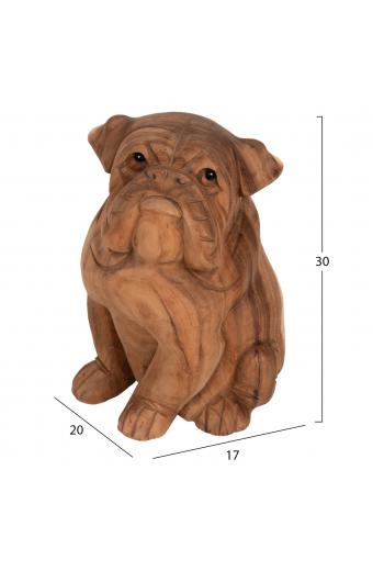 ΔΙΑΚΟΣΜΗΤΙΚΟ ΔΑΠΕΔΟΥ HM7926 DOZER BULLDOG ΞΥΛΟ SUAR ΣΕ ΦΥΣΙΚΟ ΧΡΩΜΑ 20x17x30Υεκ.