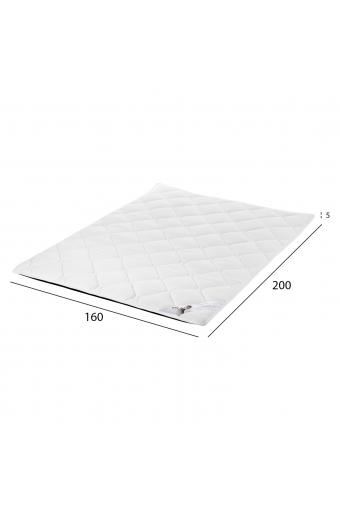 ΑΝΩΣΤΡΩΜΑ HM670.06 ΜΕ FOAM ΛΕΥΚΟ 160x200x5Y εκ.