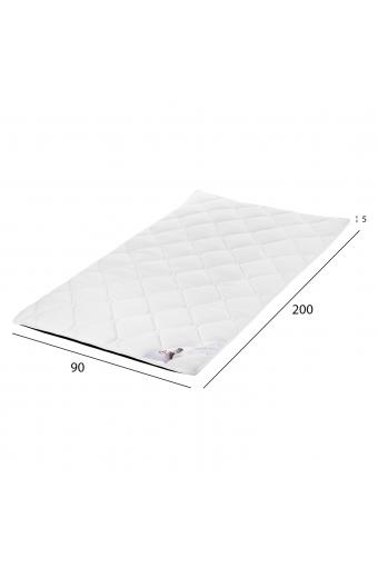 ΑΝΩΣΤΡΩΜΑ HM670.07 ΜΕ FOAM ΛΕΥΚΟ 90x200x5Y εκ.
