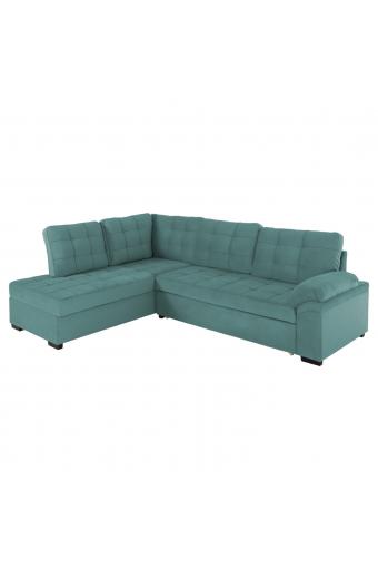 ΚΑΝΑΠΕΣ ΚΡΕΒΑΤΙ JADE HM3144.04L ΑΡΙΣΤΕΡΗ ΓΩΝΙΑ ΒΕΡΑΜΑΝ ΒΕΛΟΥΔΟ 250x80-180x73-88Υεκ.
