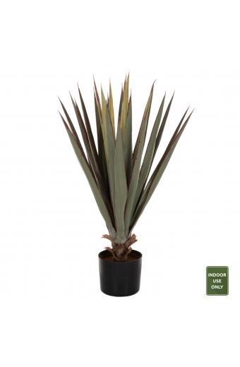 ΔΙΑΚΟΣΜΗΤΙΚΟ ΣΥΝΘΕΤΙΚΟ ΦΥΤΟ HM7985 SISAL AGAVE ΣΕ ΓΛΑΣΤΡΑ  Φ13,5x13-76Υεκ.