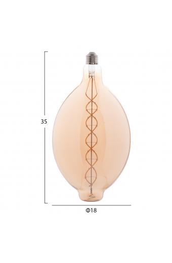 ΛΑΜΠΤΗΡΑΣ LED FILAMENT 8W E27 3000K TEA COLOR DIMMABLE HM4051.02