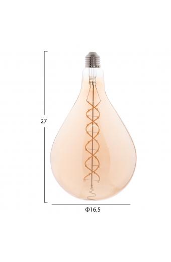 ΛΑΜΠΤΗΡΑΣ LED FILAMENT 8W E27 3000K TEA COLOR DIMMABLE HM4052.02