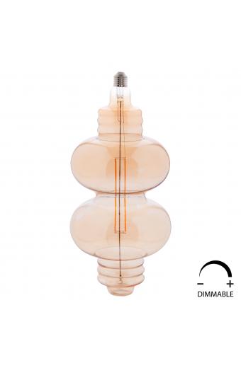 ΛΑΜΠΤΗΡΑΣ LED FILAMENT 8W E27 3000K GOLD COLOR DIMMABLE HM4053.02