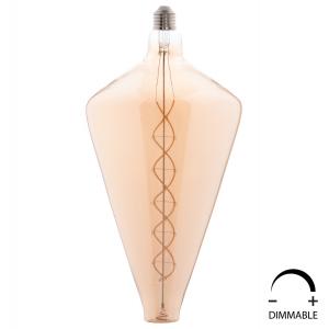 ΛΑΜΠΤΗΡΑΣ LED FILAMENT 8W E27 3000K GOLD COLOR DIMMABLE HM4054.02