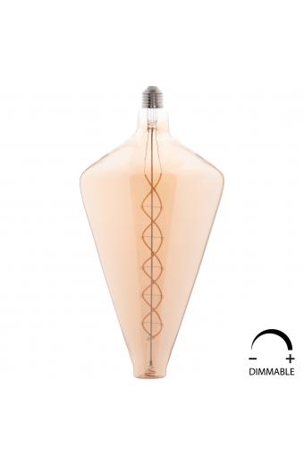 ΛΑΜΠΤΗΡΑΣ LED FILAMENT 8W E27 3000K GOLD COLOR DIMMABLE HM4054.02