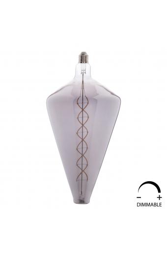 ΛΑΜΠΤΗΡΑΣ LED FILAMENT 8W E27 3000K SMOKE COLOR DIMMABLE  HM4054.03