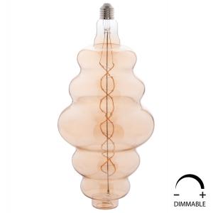 ΛΑΜΠΤΗΡΑΣ LED FILAMENT 8W E27 3000K GOLD COLOR DIMMABLE  HM4056.02