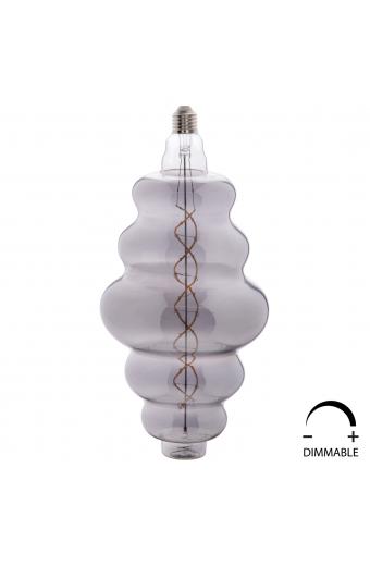 ΛΑΜΠΤΗΡΑΣ LED FILAMENT 8W E27 3000K SMOKE COLOR DIMMABLE HM4056.03