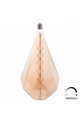 ΛΑΜΠΤΗΡΑΣ LED FILAMENT 8W E27 3000K GOLD COLOR DIMMABLE HM4057