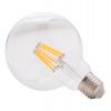 ΛΑΜΠΤΗΡΑΣ GLOBO LED FILAMENT 8W E27 3000K ΔΙΑΦΑΝΟΣ DIMMABLE HM4050.01