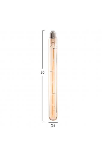ΛΑΜΠΤΗΡΑΣ HM4190 LED FILAMENT 6W E27 3000K ΧΡΥΣΟ DIMMABLE