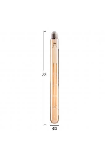 ΛΑΜΠΤΗΡΑΣ HM4191 LED FILAMENT 8W E27 3000K GOLD DIMMABLE