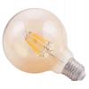 ΛΑΜΠΤΗΡΑΣ GLOBO LED FILAMENT 8W E27 3000K ΧΡΥΣΟ DIMMABLE HM4050.02