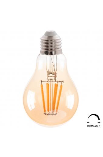 ΛΑΜΠΤΗΡΑΣ HM4045 LED FILAMENT 8W E27 3000K GOLD DIMMABLE