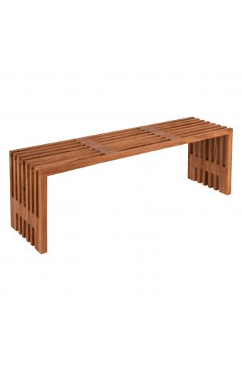 ΠΑΓΚΑΚΙ NYA HM9829 ΜΑΣΙΦ ΞΥΛΟ TEAK ΣΕ ΦΥΣΙΚΟ 139,5x34,5x48,5Υεκ.