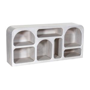ΜΠΟΥΦΕΣ HANDYR HM9705 ΜΑΣΙΦ ΞΥΛΟ MANGO ΣΕ ΛΕΥΚΟ ΧΡΩΜΑ 165x35x75Yεκ.