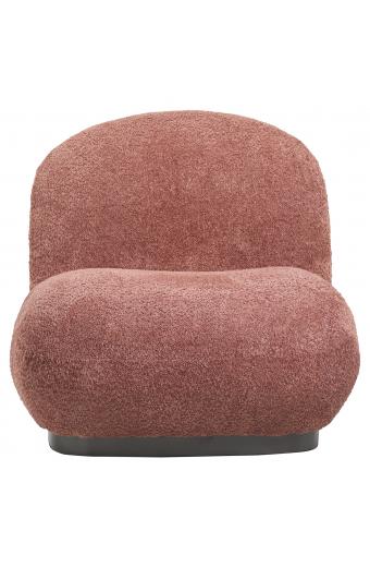 ΠΟΛΥΘΡΟΝΑ BEANY HM9591.02 ΡΟΖ ΜΠΟΥΚΛΕ ΥΦΑΣΜΑ 85x82x77Υ εκ.