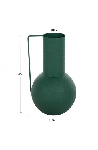 ΔΙΑΚΟΣΜΗΤΙΚΟ BAZO FLAGON HM4260.03 ΜΕΤΑΛΛΟ ΣΕ ΠΡΑΣΙΝΟ Φ26x45Υ εκ.