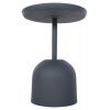 ΤΡΑΠΕΖΙ ΒΟΗΘΗΤΙΚΟ ΣΤΡΟΓΓΥΛΟ DELBEL HM4261.05 ΜΕΤΑΛΛΟ ΜΠΛΕ ΣΚΟΥΡΟ Φ39,5x53,5Υ εκ.