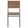 ΚΑΡΕΚΛΑ ΑΛΟΥΜΙΝΙΟΥ SAGA HM6063.02 ΣΚΟΥΡΟ ΓΚΡΙ ΜΕ POLYWOOD 46x52x86Υεκ.