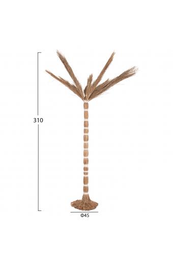ΔΙΑΚΟΣΜΗΤΙΚΟ ΔΕΝΤΡΟ TROPIC HM4323 τ.ΦΟΙΝΙΚΑ ΑΠΟ MENDONG GRASS 310Yεκ.