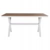 ΤΡΑΠΕΖΙ ΑΛΟΥΜΙΝΙΟΥ ΟΡΘΟΓΩΝΙΟ TAWNEE HM6037.02 ΛΕΥΚΟ-POLYWOOD ΦΥΣΙΚΟ 150x89,5x73Υεκ
