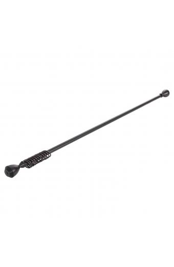ΚΟΥΡΤΙΝΟΞΥΛΟ 110-210cm HM11280.03 ΜΕΤΑΛΛΙΚΟ ΠΤΥΣ/ΝΟ ΜΑΥΡΟ ΚΟΚΚΙΝΟ ΚΩΝΟΣ Ε-0316
