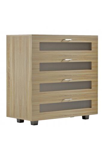 ΣΥΡΤΑΡΙΕΡΑ ΜΕΛΑΜΙΝΗΣ THORGAN HM9880.01 4 ΣΥΡΤΑΡΙΑ-SONAMA ΧΡΩΜΑ 80Χ40Χ83Υεκ