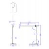 ΦΩΤΙΣΤΙΚΟ ΓΡΑΦΕΙΟΥ LED BLAIN PRO HM4448.07 ΓΚΡΙ ΧΡΩΜΑ ABS 17,3x12,5x39,9Υεκ.