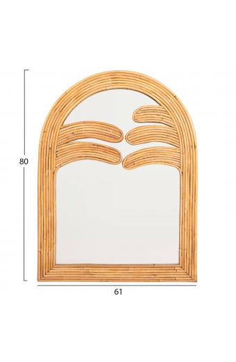 ΚΑΘΡΕΠΤΗΣ ΤΟΙΧΟΥ REFLECT HM4366 ΦΥΣΙΚΟ RATTAN 61x5x80Υεκ.