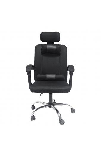 ΚΑΡΕΚΛΑ ΓΡΑΦΕΙΟΥ CRONER HM1196.01 ΜΑΥΡΟ MESH-ΜΕΤΑΛ.ΒΑΣΗ-NYLON ΣΚΕΛΕΤΟΣ 58x99x120Υεκ.