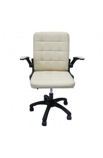 ΚΑΡΕΚΛΑ ΓΡΑΦΕΙΟΥ PORTIMA HM1197.04 ΜΠΕΖ PVC-ΜΑΥΡΟΣ NYLON ΣΚΕΛΕΤΟΣ & ΒΑΣΗ 69x53x98Υεκ