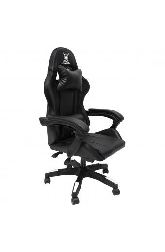 ΠΟΛΥΘΡΟΝΑ GAMING DARREN HM1203.04 ΜΑΥΡΟ-ΛΕΥΚΟ PVC & NYLON 58.5x100x120Υεκ.